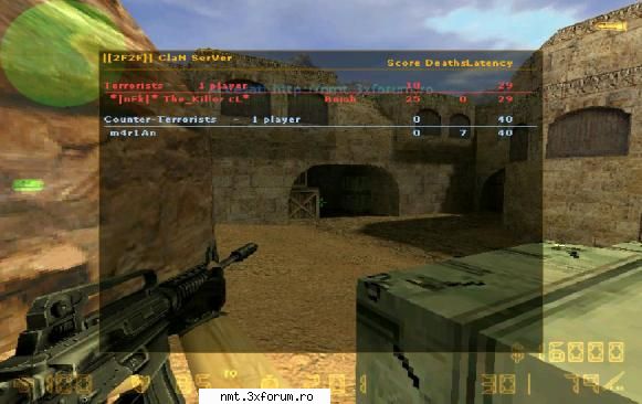 1.nick master head
2.ip ce clan ati mai fost(daca ati mai fost) : *axe* ; sa va ofer o poza cu scoru
